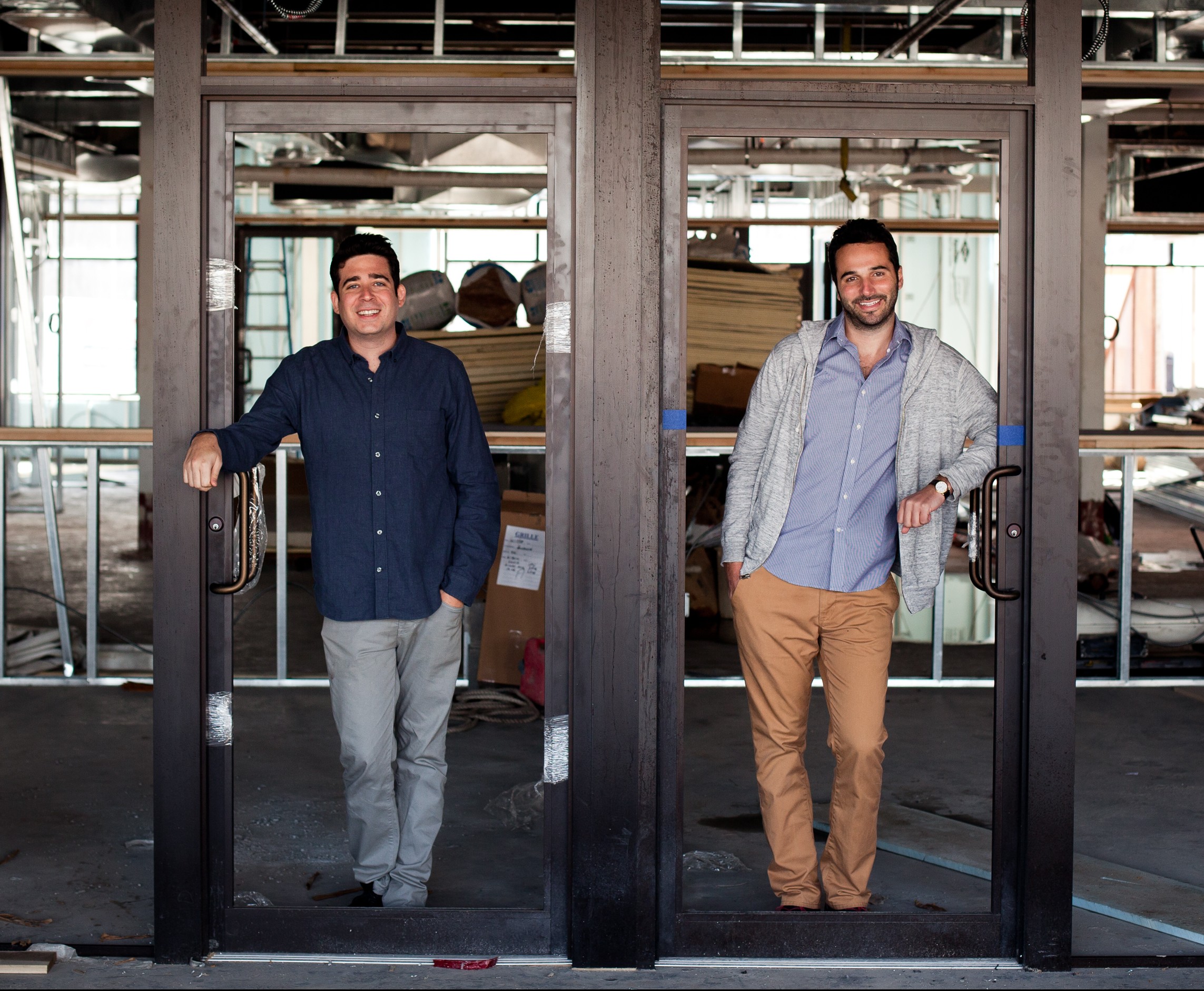 Industrious co-founders Justin Stewart (left) and Jamie Hodari (right)